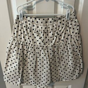 Poka dot skirt